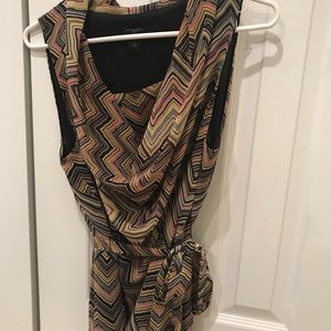 🌼2 FOR 10🌼 60s Style Zig Zag Ann Taylor Blouse